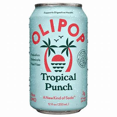 Olipop Tropical Punch Prebiotic Soda