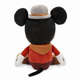 Mickey Mouse w/ Brown Sweater & Scarf Plush Christmas Carol