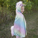 Great Pretenders Rainbow Reversible Unicorn Dragon Cape 3-4