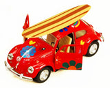 Die Cast 1967 Volkswagon Beetle w/ Surfboard