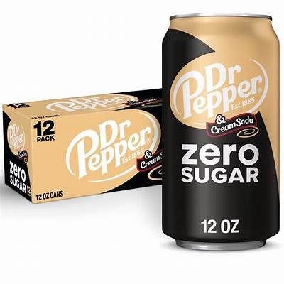 Dr. Pepper & Cream Soda Zero Sugar Soda