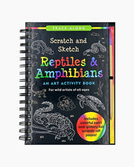 Scratch And Sketch Reptiles & Amphibians Activity Book
