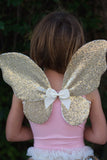 Great Pretenders Gracious Gold Sequins Skirt, Wings & Wand Set 4-6