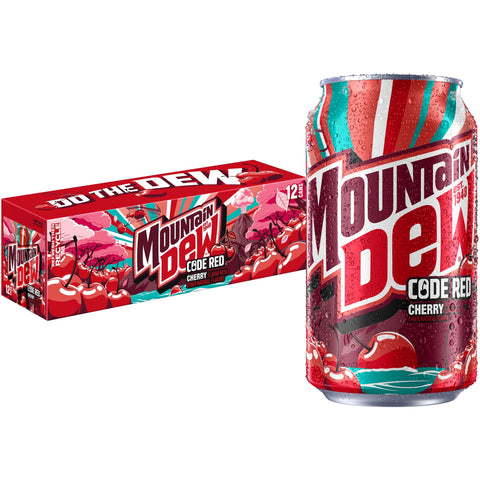 Mountain Dew Code Red Soda