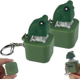 Croaking Frog Light & Sound Clicker Keychain