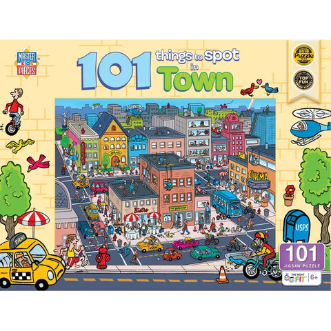 101 Things To Spot In Town Puzzle 101 Pce