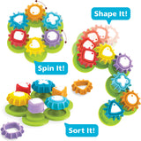 Yookidoo Shape N Spin Gear Sorter
