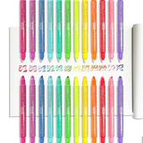 Ooly Make No Mistake Sparkle Glittery Eraseable Markers 12 Pk