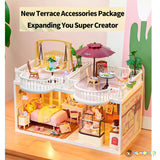 Rolife Super Creator Extension Kit - Chic Cafe Terrace 76 Pce