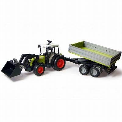 Bruder CLAAS Nectis 267F Tractor w/ Loader & Tipping Trailer
