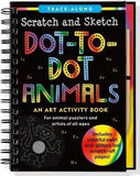 Scratch And Sketch Dot To Dot Animals Activity Book