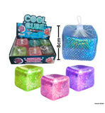 Jumbo Glitter Gummee Squish Cube