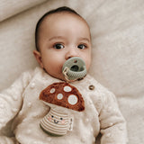 Itzy Pal - Brown Plush Mushroom w/ Teether