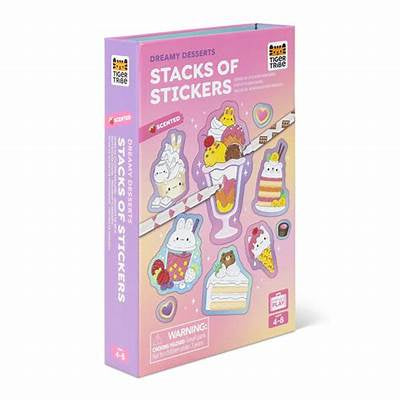 Tiger Tribe Dreamy Desserts Scented Stacks Of Stickers