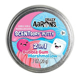 Crazy Aarons Scentsory Putty Bubblegum Marshmallow 2 In 1