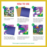 Color By Foil Dinosaurs Sticker Book