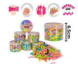 Magic Worm Bucket - Rainbow