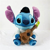 Stitch - Elvis Hug Me w/ Black Outfit & Red Guitar