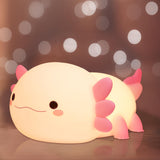 Happy Axolotl Night Light - Pink