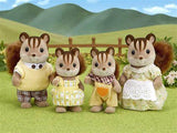 Calico Critters Walnut Squirrel Family