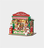 Rolife Miniature House Christmas Candy Stand 170 Pce