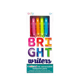 Ooly Bright Writers Colored Retractable Pens 6 Pk