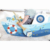 Hape Captain's Rocking Boat 5 Pce