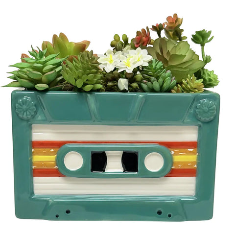 Vintage Cassette Planter