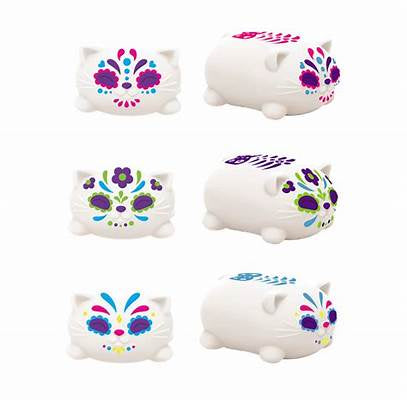 Nee Doh Sugar Skull Cats