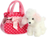 Fancy Pals Pink Polka Dot w/ Dog Carrier