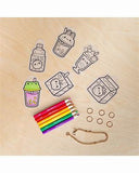 Tiger Tribe Shrinkorama Charm Bracelet - Kawaii Drinks