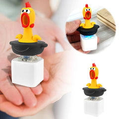 Chicken Light & Sound Clicker Keychain