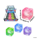 Glitter Gummee Squish Cube 5 cm