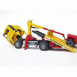 Bruder MAN TGA Tow Truck w/ Cross Country Jeep