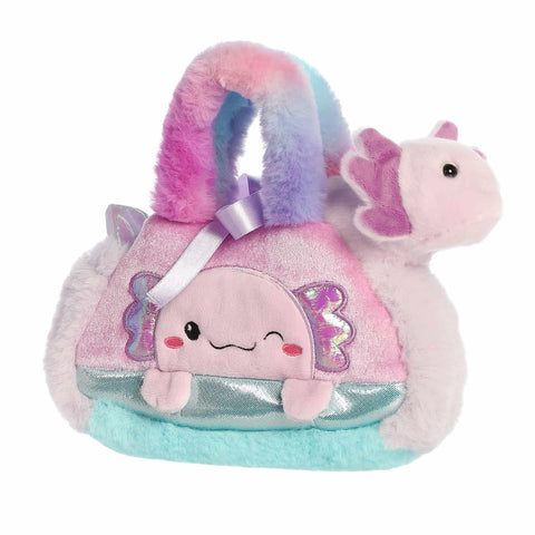Fancy Pals Peek A Boo Purple Axolotl Carrier