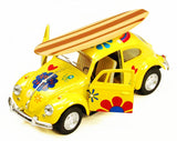 Die Cast 1967 Volkswagon Beetle w/ Surfboard
