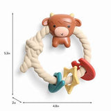 Ritzy Rattle Highland Cow Silicone Teether