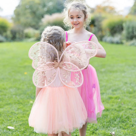 Great Pretenders Butterfly Bliss Dress - Peach 3-4