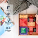 Connetix Magnetic Tiles - Rainbow Motion Pack 24 Pce
