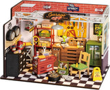 Rolife DIY Miniature House Garage Workshop