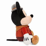 Mickey Mouse w/ Brown Sweater & Scarf Plush Christmas Carol
