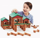 Lincoln Logs Classic Meetinghouse Tin 117 Pce