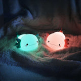 Happy Axolotl Night Light - Aqua
