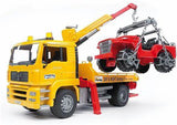 Bruder MAN TGA Tow Truck w/ Cross Country Jeep