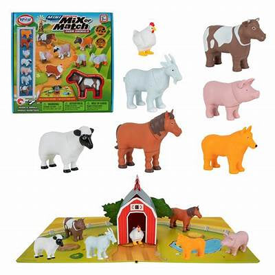 Mini Magnetic Mix Or Match Farm Animals