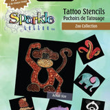 Sparkle Tattoo Stencils - Zoo Collection
