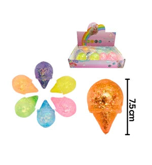 Glitter Ice Cream Cone Sugar Ball