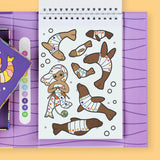 Tiger Tribe Colour by Numbers - Mermaids & Friends