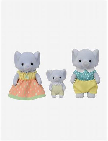 Calico Critters Elephant Family Trio