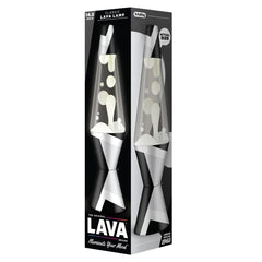Polygonal White Tone Lava Lamp 14.5"